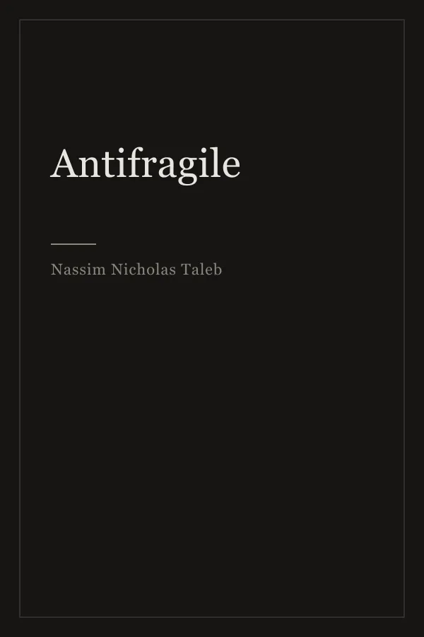 Cover of Antifragile by Nassim Nicholas Taleb