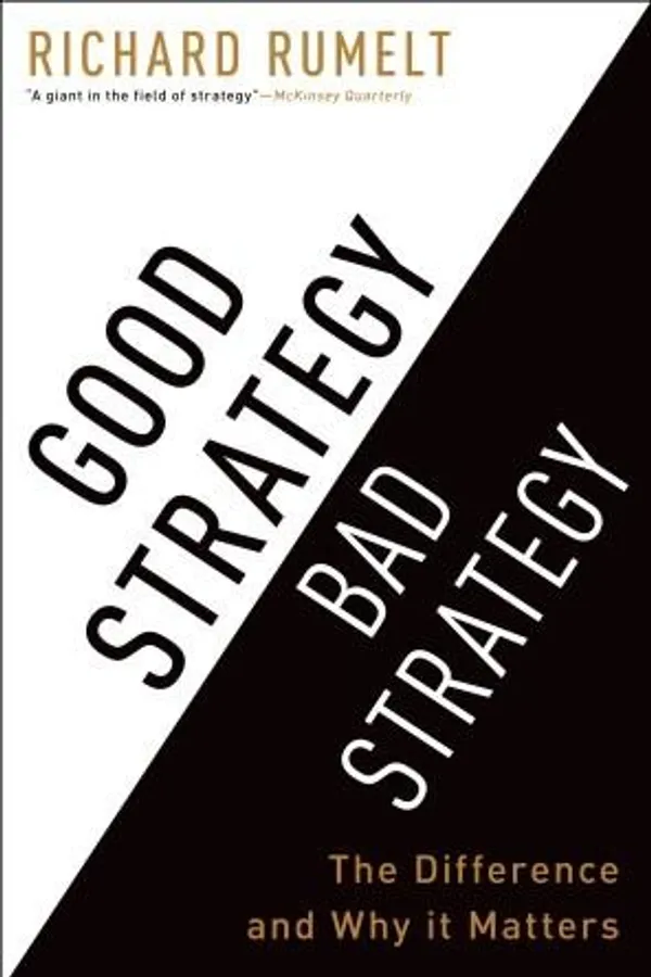 Cover of Good Strategy Bad Strategy by Richard P. Rumelt