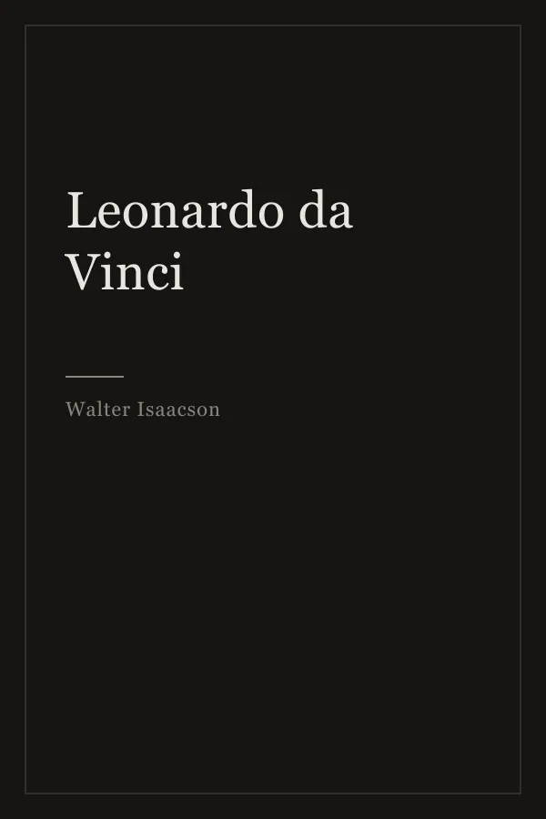 Cover of Leonardo da Vinci by Walter Isaacson