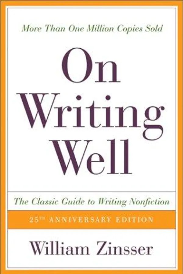 Cover of On Writing Well by William Zinsser