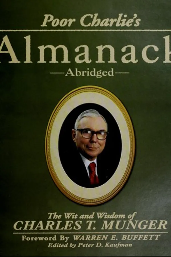 Cover of Poor Charlie's Almanack by Charles T. Munger