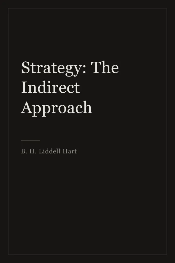 Cover of Strategy: The Indirect Approach by B. H. Liddell Hart