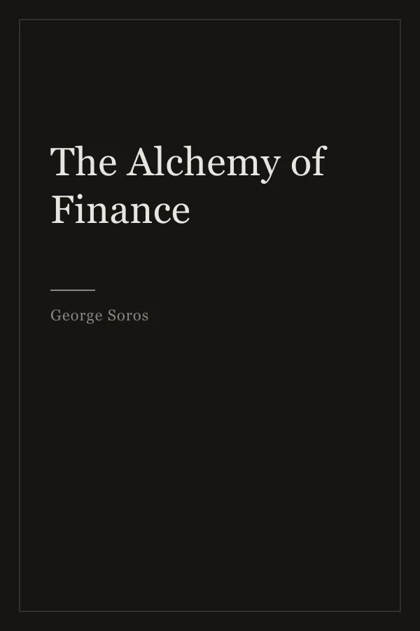 Cover of The Alchemy of Finance by George Soros