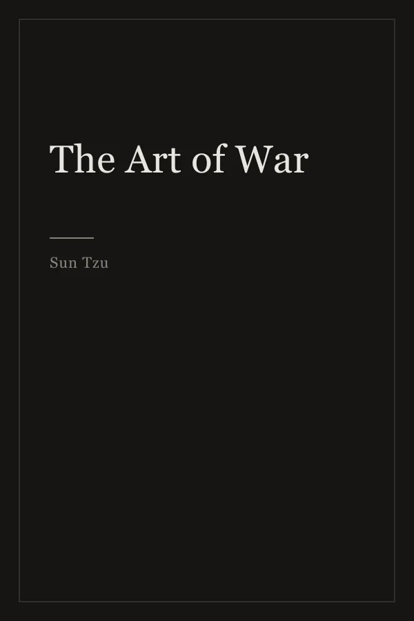 Cover of The Art of War by Sun Tzu