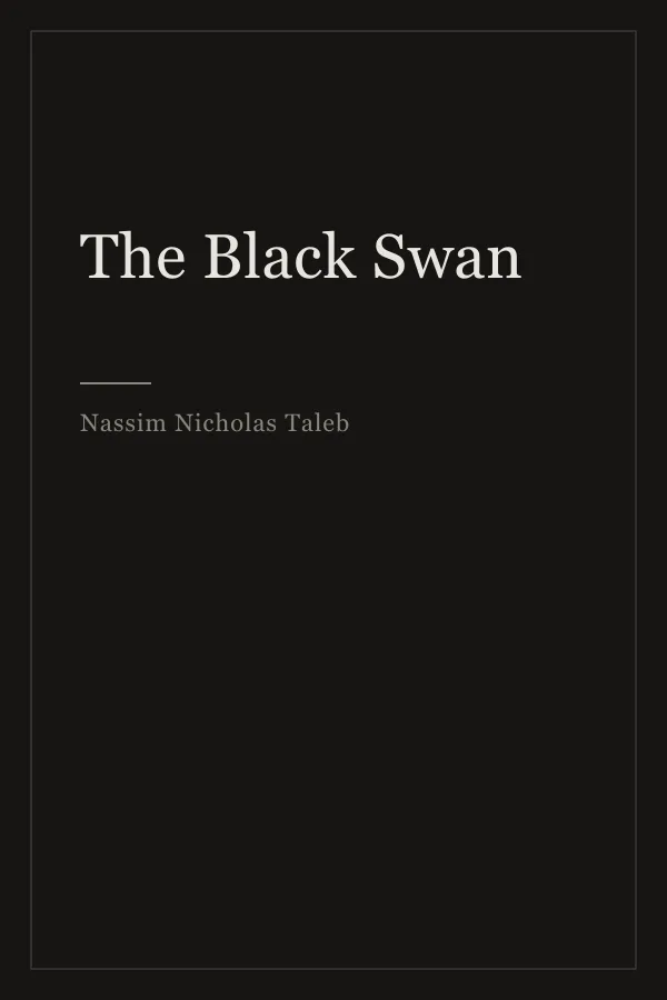 Cover of The Black Swan by Nassim Nicholas Taleb