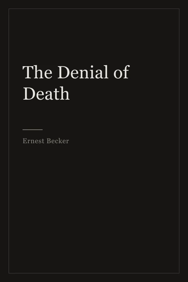 Cover of The Denial of Death by Ernest Becker
