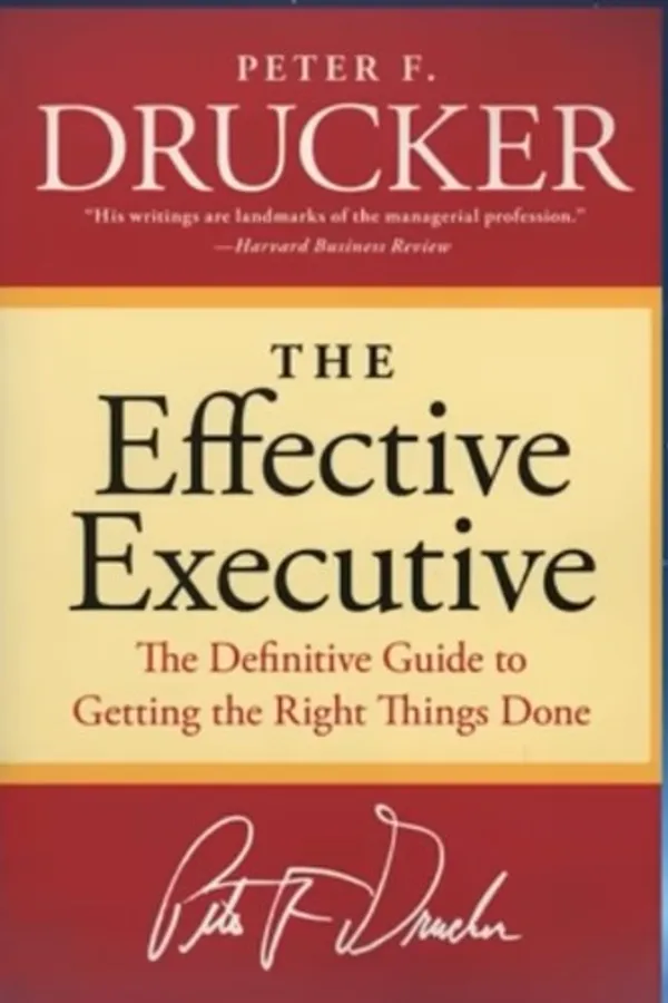Cover of The Effective Executive by Peter F. Drucker