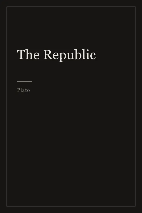 Cover of The Republic by Plato