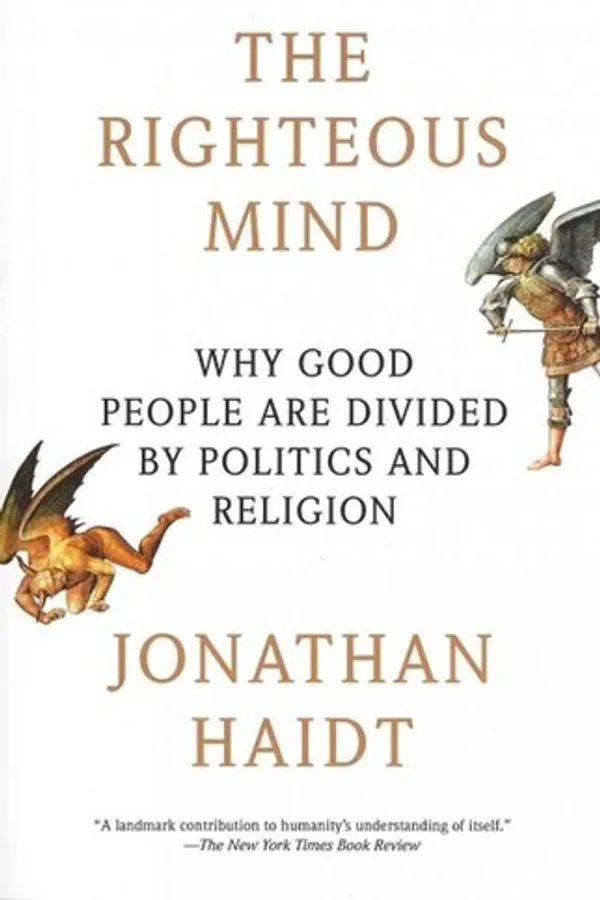 Cover of The Righteous Mind by Jonathan Haidt