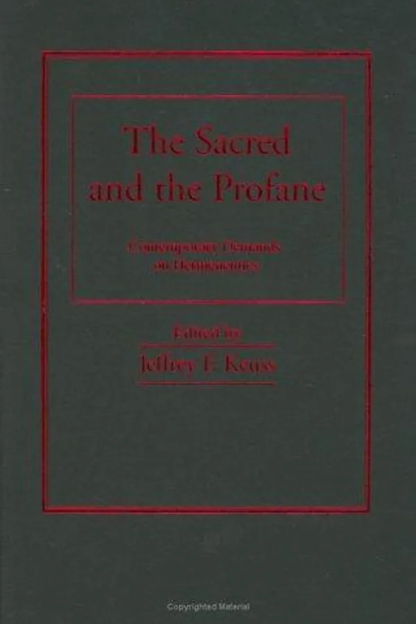 Cover of The Sacred and the Profane by Mircea Eliade