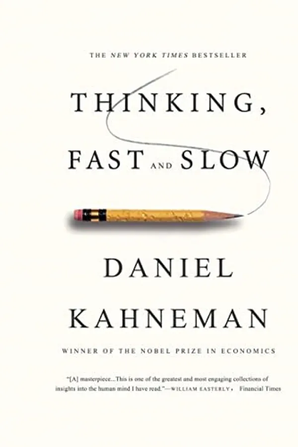 Cover of Thinking, Fast and Slow by Daniel Kahneman
